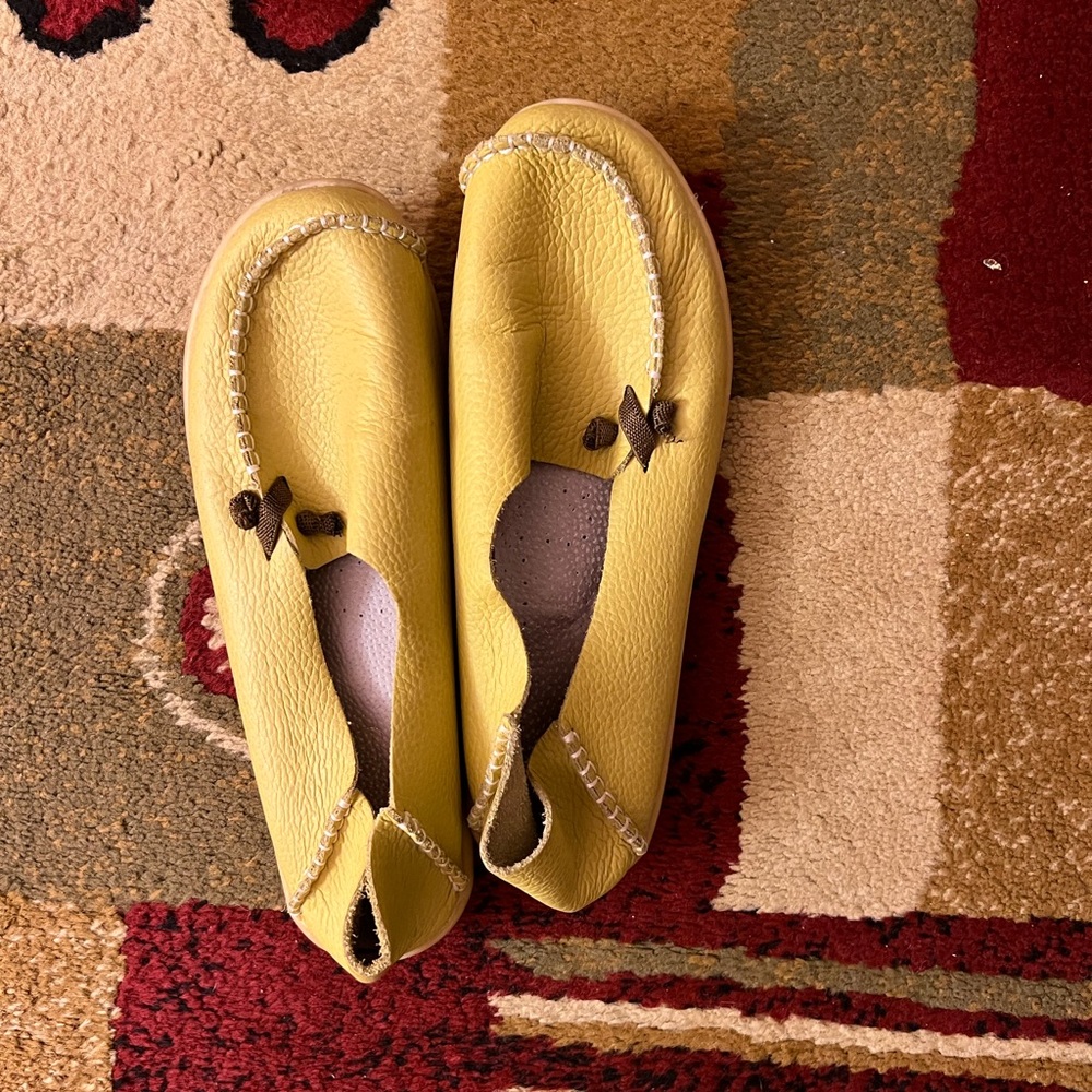 Lemon Yellow Women's Moccasins